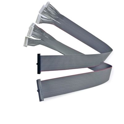 16 Πιν Flat IDC Ribbon Cable Harness PVC Polyester 2.54mm Ηλεκτρικό 10cm