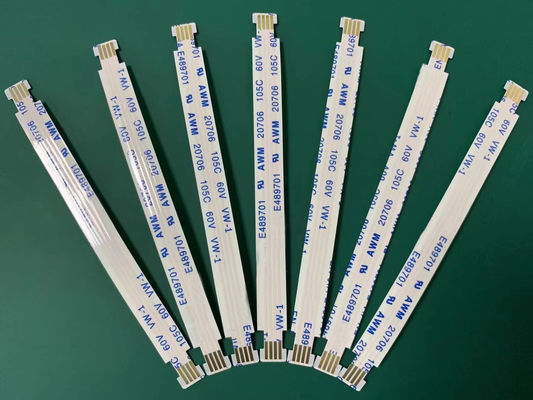 OEM ODM Flat FFC Ribbon Cable Custom Awm 20706 6 / 50 Pin FPC FFC καλώδιο
