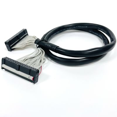 2.0mm 40 Pin IDC Flat Ribbon Cable Assembly με καλωδιακό σύρμα χαλκού