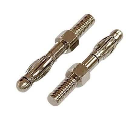 Συνδετήρας βλήματος μπανάνας 2.5mm 3.0mm 3.5mm 4.0mm 4.5mm 5.0mm με μηχανικές καρφίτσες