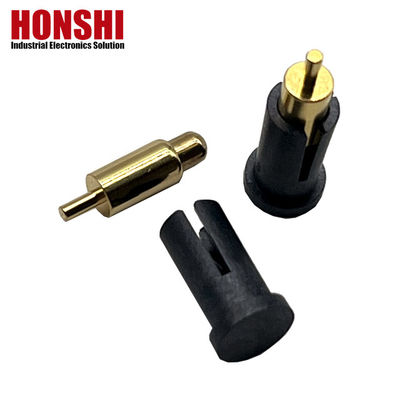2.8mm Pogo Pin Connector Dip Type Χρυσό επιχρυσωμένο χάλκινο Pogo Pin