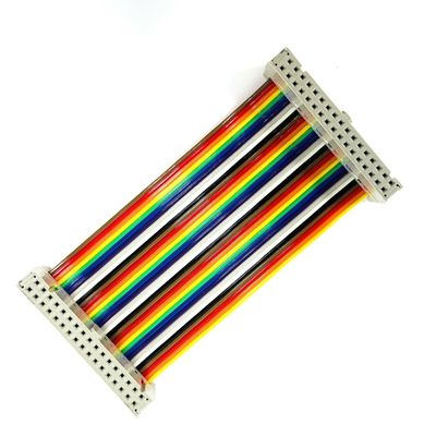 D Sub 9 Pin Flat Electrical Cable 28AWG Straight Serial RS232 Ribbon Cable Ηλεκτρικό καλώδιο 28AWG