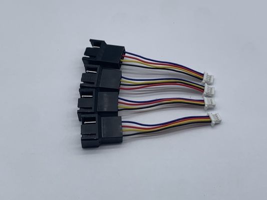 Προσαρμοσμένο JST SM2.5 4 Pin προς JST SH1.0 4 Pin Wire Harness με κασσίτερο καλυμμένο αγωγό