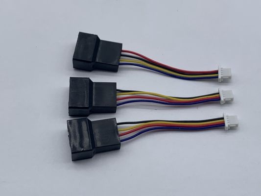 Προσαρμοσμένο JST SM2.5 4 Pin προς JST SH1.0 4 Pin Wire Harness με κασσίτερο καλυμμένο αγωγό