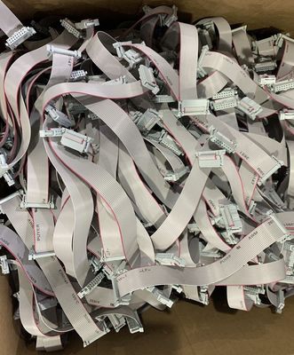 D Sub 9 Pin Flat Electrical Cable 28AWG Straight Serial RS232 Ribbon Cable Ηλεκτρικό καλώδιο 28AWG