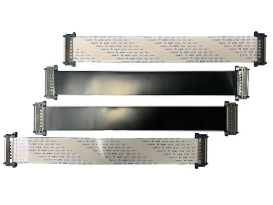 Χρυσό επιχρυσωμένο χαλκό Flat Flex Lvds Cable Airbag Vw 41pin Custom 20cm FFC καλώδια