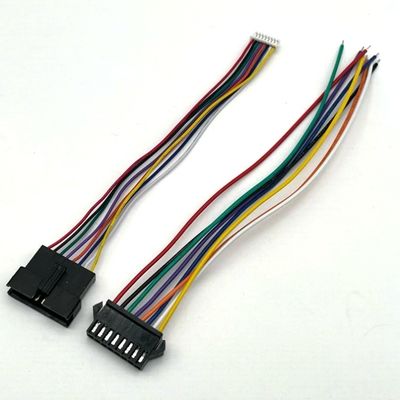 Προσαρμόσιμο JST SM2.5 8 Pin Connector Electrical Wire Harness Assembly ul1007 24awg
