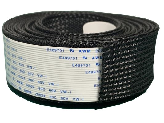 Χρυσό επιχρυσωμένο χαλκό Flat Flex Lvds Cable Airbag Vw 41pin Custom 20cm FFC καλώδια