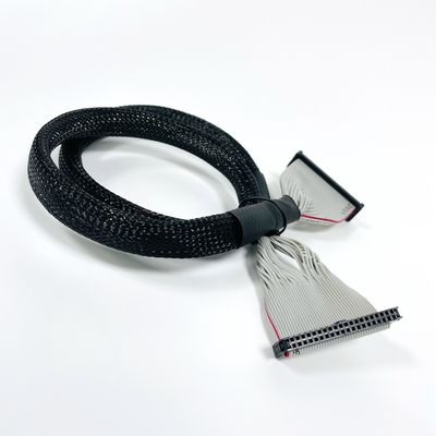 Αμαξοκίνητο IDC Καλώδιο επίπεδης κορδέλας 2.54mm υλικό μόνωσης από PVC πολυεστέρα