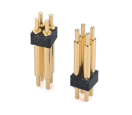1.27 χιλιοστόμετρο H3.8 χιλιοστόμετρο Pogo Pin Connector Brass C6801 Υλικό 12 Pin Connector με ακρίβεια