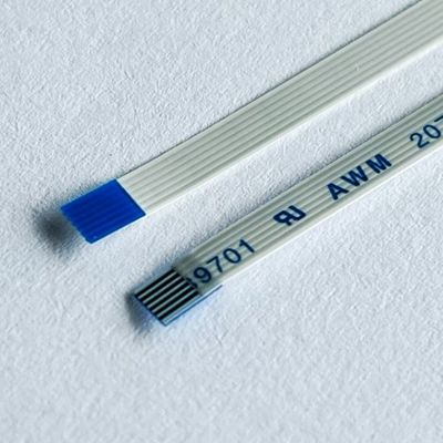 6 Pin FFC Flat Cable Custom Awm 20706 105c 60v Vw-1 0,5 mm Στροφή FFC FPC καλώδιο