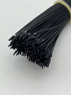 2.54mm Pitch 4 Pin Dupont Cable Assembly UL1007 24awg Μαύρο Προσαρμοσμένο μήκος