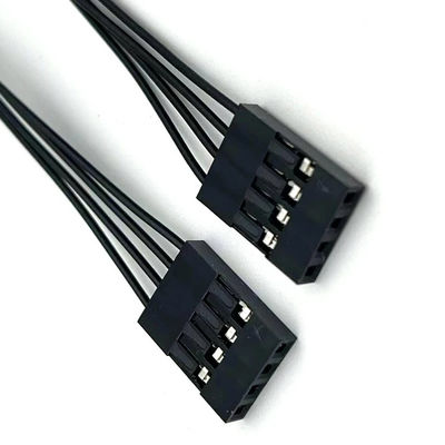 Προσαρμοσμένο μήκος ηλεκτρικού σύρματος Dupont 4 Pin για JST SH 1.0 4 Pin Connector