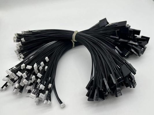 Προσαρμοσμένο μήκος ηλεκτρικού σύρματος Dupont 4 Pin για JST SH 1.0 4 Pin Connector