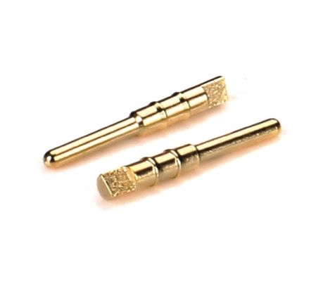 OEM CNC χάλκινο Επεξεργασμένες καρφίτσες επαφές αυτόματη διαδικασία στρογγυλομηχανής προσαρμοσμένο μέγεθος