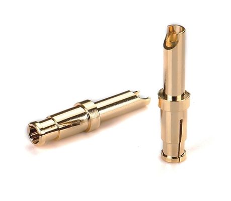 Προσαρμοσμένα CNC Brass Pin High Voltage EV Charging Contact Plug Γυναικεία πινάκια