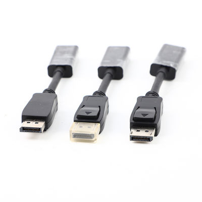 DP αρσενικό σε HDTV θηλυκό HDTV Adapter καλώδιο 4K 30HZ γρήγορη φόρτιση μεταφορά δεδομένων