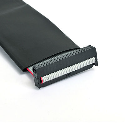 26 Pin 34 Pin Ribbon Cable Assembly IDC με 2.54mm IDC προς IDC Σημείο Μαύρο σωλήνα