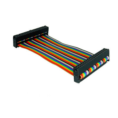 Προσαρμοσμένο 2.54mm 12 Pin Ribbon Cable IDC Socket UL2651 28AWG Flat Wire Assembly