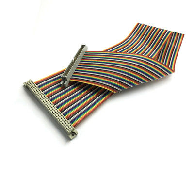 Προσαρμοσμένο 2.54mm 12 Pin Ribbon Cable IDC Socket UL2651 28AWG Flat Wire Assembly