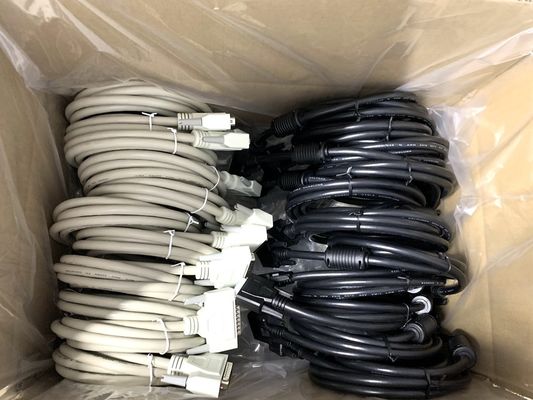 HPDB 100 Pin MDR Connector Συγκρότημα καλωδίου SCSI Μαύρο σύρμα με υλικό επαφής από χαλκό