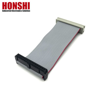 34 Pin Flat Cable UL2651 28awg 2.54mm καλώδιο κορδέλας IDC Socket To Box Header