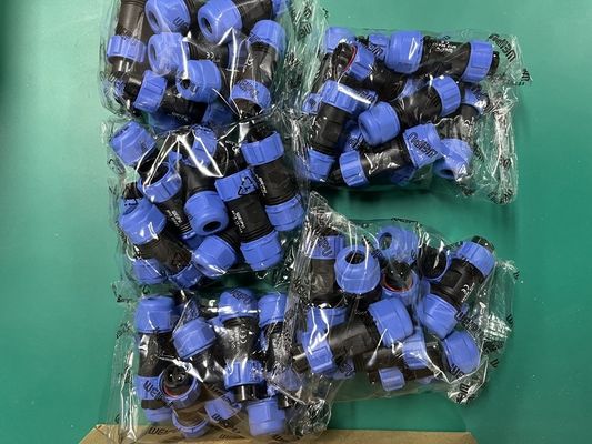 Αδιάβροχο κυκλικό σύρμα σύνδεσης 2 3 4 5 6 8 10 12 Pin αρσενικό θηλυκό σύνδεσμο πρίζας