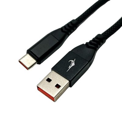 Συγκρότημα καλωδίου σχήματος USB 1m UL2725 28Awg για ταχεία συγχρονισμό δεδομένων και φόρτιση
