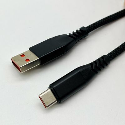 Συγκρότημα καλωδίου σχήματος USB 1m UL2725 28Awg για ταχεία συγχρονισμό δεδομένων και φόρτιση