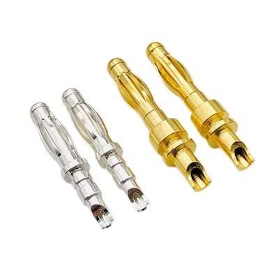 Τεχνική ακρίβεια Banana Plug Multilam Pin Contact 4mm Solder Cup Termination