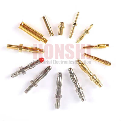 Τεχνική ακρίβεια Banana Plug Multilam Pin Contact 4mm Solder Cup Termination
