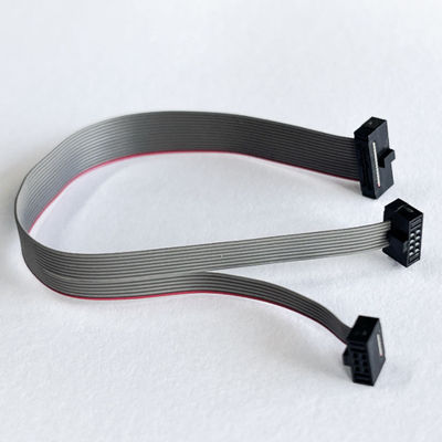 1.27mm επίπεδο καλώδιο IDC 10 πιν - 100 πιν συσσωρευτικό καλώδιο κορδέλας προσαρμοσμένο μήκος