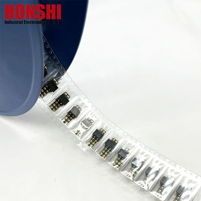 2.54mm High Current Pogo Pin Connector Female 2x7P Χρυσό επιχρισμένο H2.5 SMT Τύπος για PCB