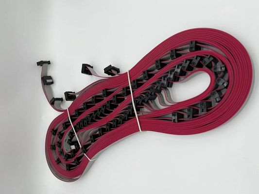 Προσαρμοσμένο 6 Pin - 64P IDC Flat Cable Assembly 2.54mm Πίτσα καλώδιο κορδέλας