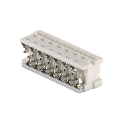 6 έως 24 πιν καλώδιο λωρίδας 2.54mm UL2651 λευκό καλώδιο λωρίδας IDC