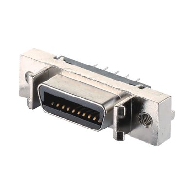 HPCN Wire To Board Connector MDR SCSI Pitch 1.27mm 14 Pin Άνδρας Γυναίκα Σύνδεσμος