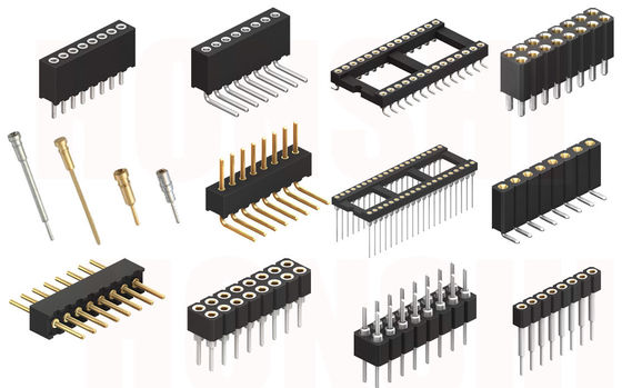 1.27mm Επεξεργασμένη γυναικεία κεφαλίδα H4.1 Στρογγυλή μονή σειρά δεξιά γωνία Κεφαλίδα καρφίτσας γυναικεία