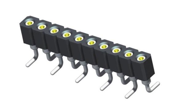 1.27mm Επεξεργασμένη γυναικεία κεφαλίδα H4.1 Στρογγυλή μονή σειρά δεξιά γωνία Κεφαλίδα καρφίτσας γυναικεία