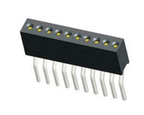 1.27mm Επεξεργασμένη γυναικεία κεφαλίδα H4.1 Στρογγυλή μονή σειρά δεξιά γωνία Κεφαλίδα καρφίτσας γυναικεία