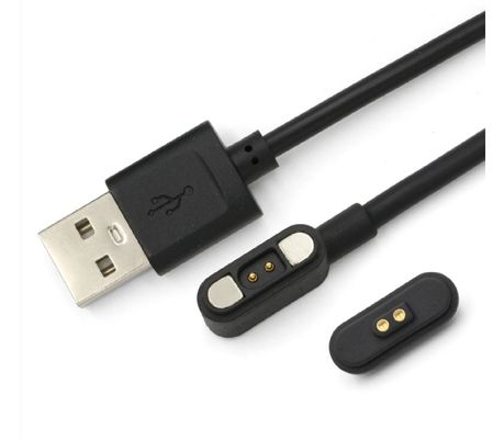 Υψηλό ρεύμα 3.0α καλώδιο φόρτισης USB 2 πιν κυκλικό προσαρμογέα φόρτισης ισχύος μαγνητικό πιν Pogo