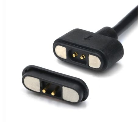 Υψηλό ρεύμα 3.0α καλώδιο φόρτισης USB 2 πιν κυκλικό προσαρμογέα φόρτισης ισχύος μαγνητικό πιν Pogo