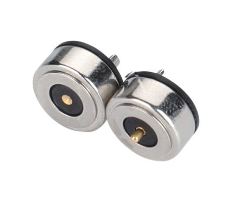 50mohm Max Αντίσταση επαφών Custom M812 Pogo Pin Μαγνητικός σύνδεσμος ισχύος για μακρά διάρκεια