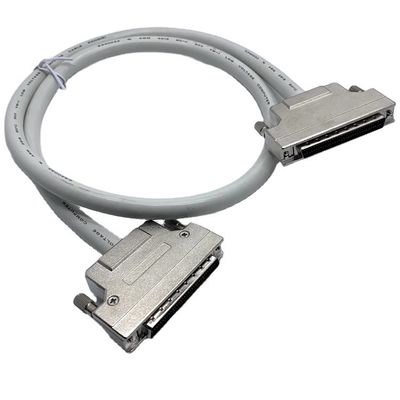 Προσαρμοσμένο σέξι καλώδιο σύνδεσης SCSI 68 pin 100 pin αρσενικό καλώδιο Ul20276 28awg καλώδιο