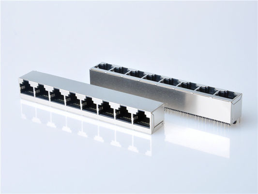 8p8c RJ45 Jack Connector PCB Mount Για Δίκτυο Socket Διαδίκτυο Μονουλάριο Χαλκού