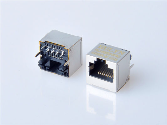 8p8c RJ45 Jack Connector PCB Mount Για Δίκτυο Socket Διαδίκτυο Μονουλάριο Χαλκού