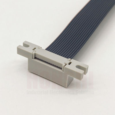 Ηλεκτρονικό επίπεδο καλώδιο 2.54mm Στροφή IDC επίπεδο καλώδιο κορδέλα συνδετήρα προσαρμοσμένο χρώμα