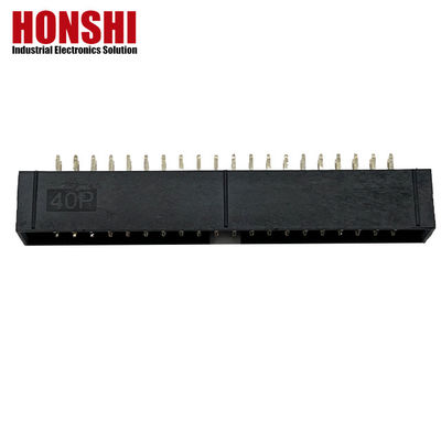 2.54mm Box Header Connector H8.8 40P Χρυσό επιχρυσωμένο ηλεκτρικό διπλό δέκτη