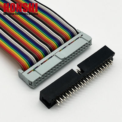 2.54mm Box Header Connector H8.8 40P Χρυσό επιχρυσωμένο ηλεκτρικό διπλό δέκτη