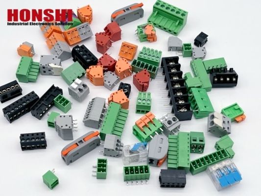 2.5mm 3.5mm χωρίς βίδες Terminal Block Connector PCB Spring Terminal Blocks
