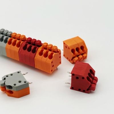 2.5mm 3.5mm χωρίς βίδες Terminal Block Connector PCB Spring Terminal Blocks